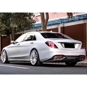 Kit de Carrocería Delantera y Trasera con Luces Antiniebla para BENZ Clase S S65, Modificación y Actualización de Automóviles W222 2014-2017, Estilo 2019 - Product Image 6