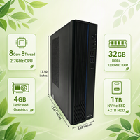 PC de bureau tour personnalisable Xinchuang 8L Zhaoxin KX-U6780A 2,7 GHz 8 cœurs avec protection des données et écran 23,8 pouces – Ensemble PC complet