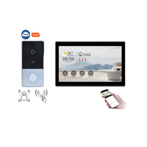 Hiwink 2K Ultra HD القرار فيلا التحكم في الوصول الفيديو نظام الاتصال الداخلي من الغرفة إلى الغرفة واي فاي التعرف على النخيل التطبيق فتح - Product Image 1