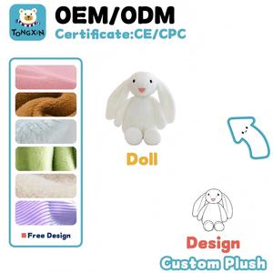 ผู้ผลิตขายส่งตุ๊กตากระต่ายอีสเตอร์แบบกำหนดเอง ตุ๊กตากระต่ายหูยาวหลาก<span class=keywords><strong>สี</strong></span> ตุ๊กตากระต่ายนุ่มนิ่ม ของเล่นตุ๊กตากระต่าย CPC CE - Product Image 4