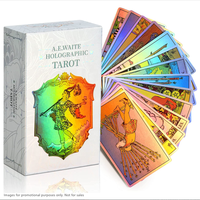 Jeu de tarot holographique personnalisé avec impression de cartes de tarot en gros
