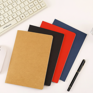 Livre A5 en papier kraft en stock livre de notes rétro simple petit livre de ligne de voiture imprimable avec logo en gros - Product Image 1