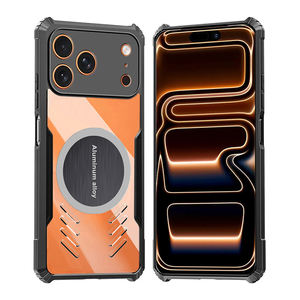 เคสโทรศัพท์แบบกระจายความร้อนสุดหรู <span class=keywords><strong>iPhone</strong></span> 17 16 15 6 5 <span class=keywords><strong>XS</strong></span> PRO MAX Plus + ป้องกันการกระแทกด้วยแม่เหล็ก TPU - Product Image 1