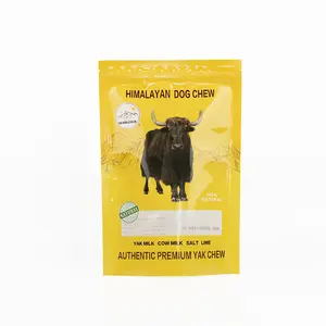 Sacchetti per alimenti per animali domestici per cani da compagnia con congelatore da 1LB stampati a prova di odore stampati personalizzati con cerniera