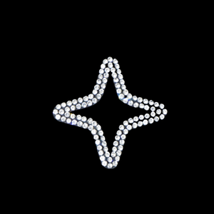 ドラゴン熱転写印刷ステッカークリスタルガラスビーズデカールラインストーンアイロンアップリケホットフィックスラインストーンパッチ - Product Image 4