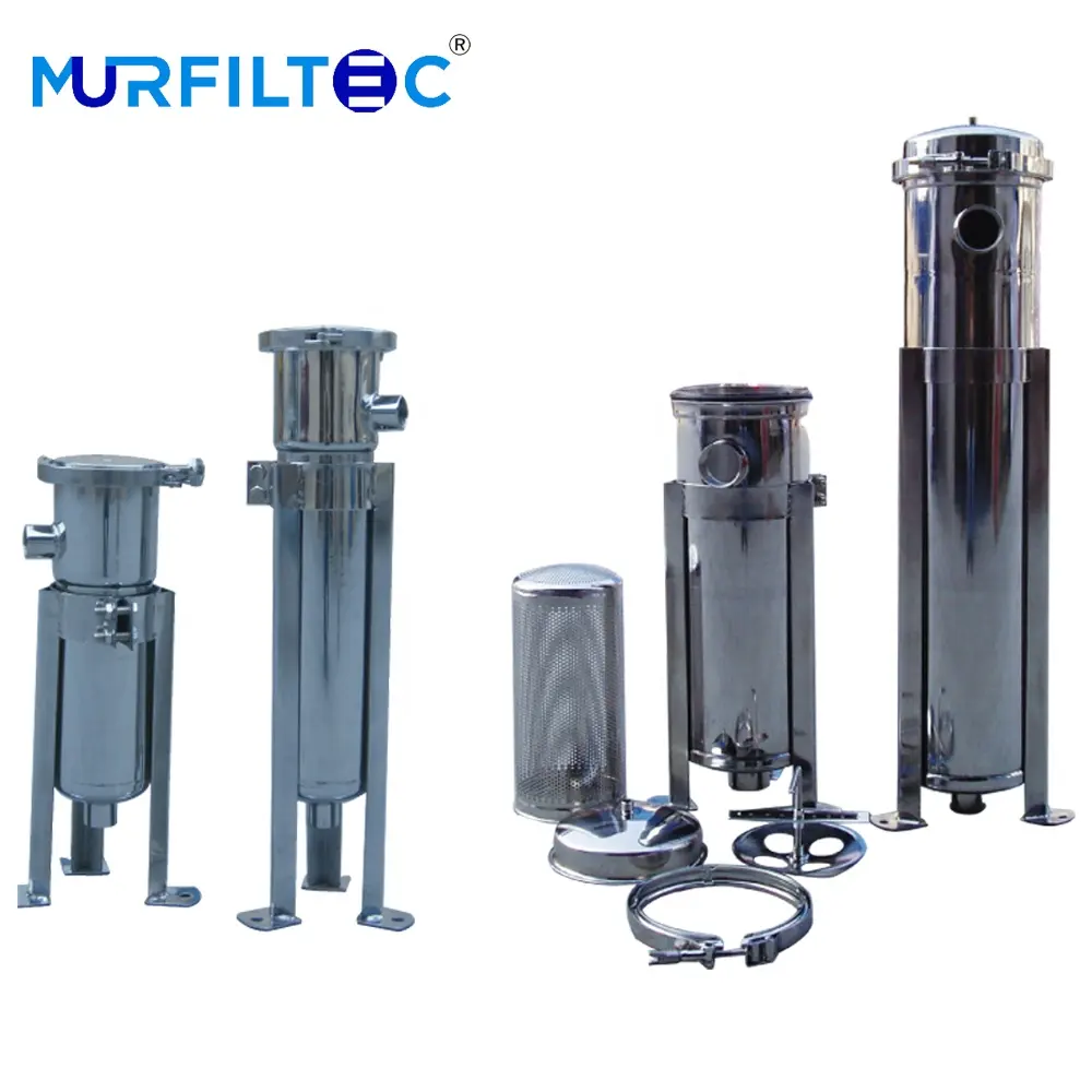 Fabbricazione vendita diretta alloggiamento del filtro a maniche in acciaio inossidabile con alloggiamento del filtro a cartuccia industriale in acciaio inossidabile