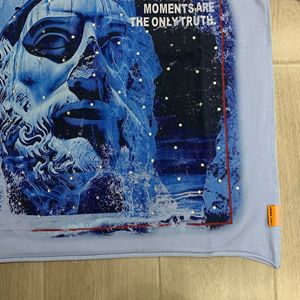 T-shirt Homme Vintage Oversize avec Strass, Qualité Supérieure, 100% Coton, Effet Vieilli, T-shirt de Créateur Lourd pour Homme - Product Image 5