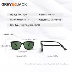 Lunettes de soleil de sport Greyjack pour hommes, monture TR90, verres polarisés UV400, légères, pour activités de plein air, type 3, pare-soleil - Product Image 2