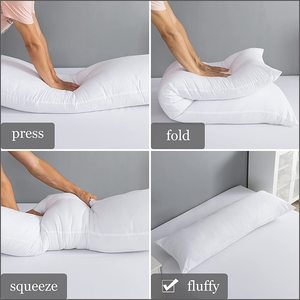 Coussin de grossesse OEKO en velours moelleux avec mousse à mémoire de forme pour un soutien complet du corps, soulageant les douleurs au dos, au <span class=keywords><strong>ventre</strong></span> <span class=keywords><strong>et</strong></span> aux jambes - Product Image 4