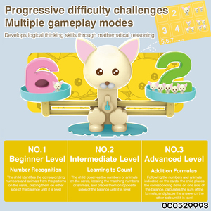 Juguete Educativo Digital Personalizado OEM para Niños, Ayuda Didáctica para Aprender Matemáticas, Juguete Cognitivo Educativo para <span class=keywords><strong>Clases</strong></span> <span class=keywords><strong>de</strong></span> Aritmética, Tabla <span class=keywords><strong>de</strong></span> Equilibrio para Niños - Product Image 4