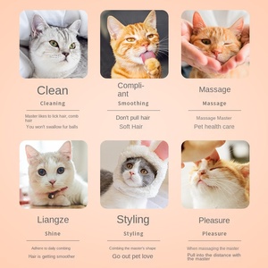 Pettine in Plastica per Animali Domestici con Design Autopulente a Un Clic per Cani e Gatti, Utilizzo in Tutte le Stagioni - Product Image 6