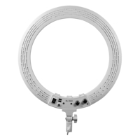 Kit Professionnel Ringlight Blanc 18 Pouces 55W CRI97, Lumière Annulaire LED de Studio Photo pour Beauté et Photographie Mobile avec Trépied et Télécommande