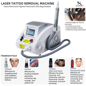 Meilleure Vente : Laser Picoseconde Multi-longueurs d'onde à 4 Têtes pour Détatouage, Élimination des Points Noirs et Peeling au Carbone – Usage Domestique - Product Image 1