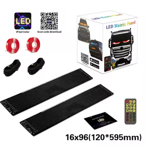 App thông minh linh hoạt LED hiển thị bảng điều chỉnh Devil Eyes Đăng Board ma trận cho xe ô tô và xe tải dễ dàng cài đặt - Product Image 6