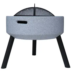 Madetec churrasco braseiro churrasqueira Garden Fire Pit Bowl aquecedores ao ar livre com Grill Grate