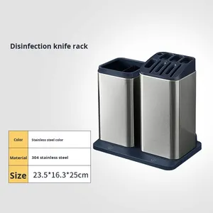 Portacoltelli Multifunzionale <span class=keywords><strong>JAH</strong></span>, Organizzatore Universale per Coltelli da Cucina, Supporto per Piano di Lavoro - Product Image 1