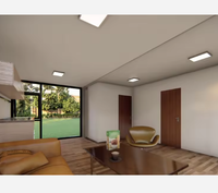 Maison conteneur extensible de 30 pieds avec structure en acier modulaire pour usage commercial, résidentiel et hôtelier