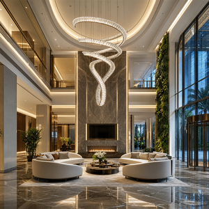 Lampadario di Cristallo di Lusso dal <span class=keywords><strong>Design</strong></span> Speciale Personalizzato Moderno per Arredamento Casa Lampadario di Lusso per <span class=keywords><strong>Soggiorno</strong></span> - Product Image 1