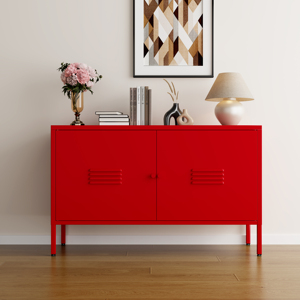 <span class=keywords><strong>Meuble</strong></span> <span class=keywords><strong>TV</strong></span> moderne réglable en acier avec pieds hauts pour salon, salle à manger, hôtel – Casier métallique - Product Image 4