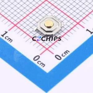 SH-TS-1187-16-160gf Tactile Switch SMD-4P,5.2x5.2mm Switch Single Pole Single Throw Round Button 1.6N Vertical Mount - Product Image 1
