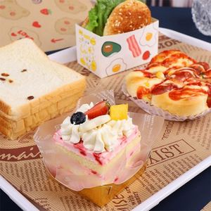 Papier alimentaire anti-graisse personnalisé en gros, papier pour frites et aliments, feuilles de qualité alimentaire, vente chaude, papier d'emballage alimentaire, papier ciré - Product Image 6