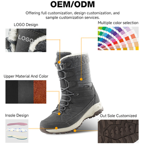 Vendita Diretta dalla Fabbrica, Stivali da Neve da <span class=keywords><strong>Donna</strong></span> con Suola in Gomma Antiscivolo, Resistenti agli Urti, <span class=keywords><strong>Scarpe</strong></span> da <span class=keywords><strong>Trekking</strong></span> per Superfici Ghiacciate - Product Image 6
