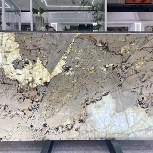 Dalles de granit de luxe en pierre du Brésil, Patagonie, panneaux de pierre frittée pour comptoir, table, mur, salon - Product Image 6
