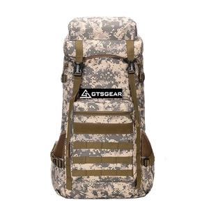 BPL47 C1 Mochila de viaje de tela Oxford de gran capacidad de 70 litros para hombres Cierre de cremallera para aventura al aire libre y montañismo - Product Image 3