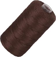 Cordon en nylon tressé lisse de 1,5 mm pour la fabrication de bijoux, macramé, perlage, bracelet, collier, artisanat, camel, 218 yards