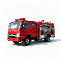 Nouveau camion de pompiers diesel avec réservoir d'eau, camion de sauvetage et de lutte contre les incendies 4X2 avec une capacité de 3001-5000L
