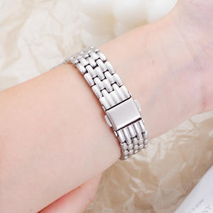 Correa de Reloj de Lujo de Acero Inoxidable con Cinco Eslabones, Cierre Plegable, Correa de Repuesto de Metal Compatible con <span class=keywords><strong>Apple</strong></span> <span class=keywords><strong>Watch</strong></span> Series 11 Ultra - Product Image 6