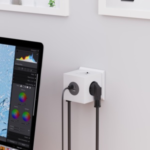 2026 Cube Power Strip with 1 USB 2 C Ports EU Standard Multi <b>Plug</b> Socket PD25W <b>Fast</b> <b>Charging</b> Socket Electrical Socket - Product Image 2