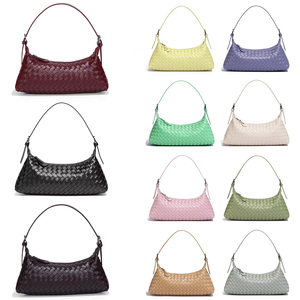 Nuova <span class=keywords><strong>Borsa</strong></span> in PU Intrecciata Personalizzabile, <span class=keywords><strong>Borsa</strong></span> Hobo alla Moda, <span class=keywords><strong>Borsa</strong></span> a Spalla con Texture, Grande Capacità, <span class=keywords><strong>Borsa</strong></span> a Tracolla per il Tempo Libero - Product Image 1