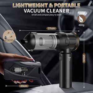 Aspiradora de Coche Inalámbrica 3 en 1, Potente, 18000Pa, Portátil, de Mano, con Batería, para Vehículos - Product Image 3