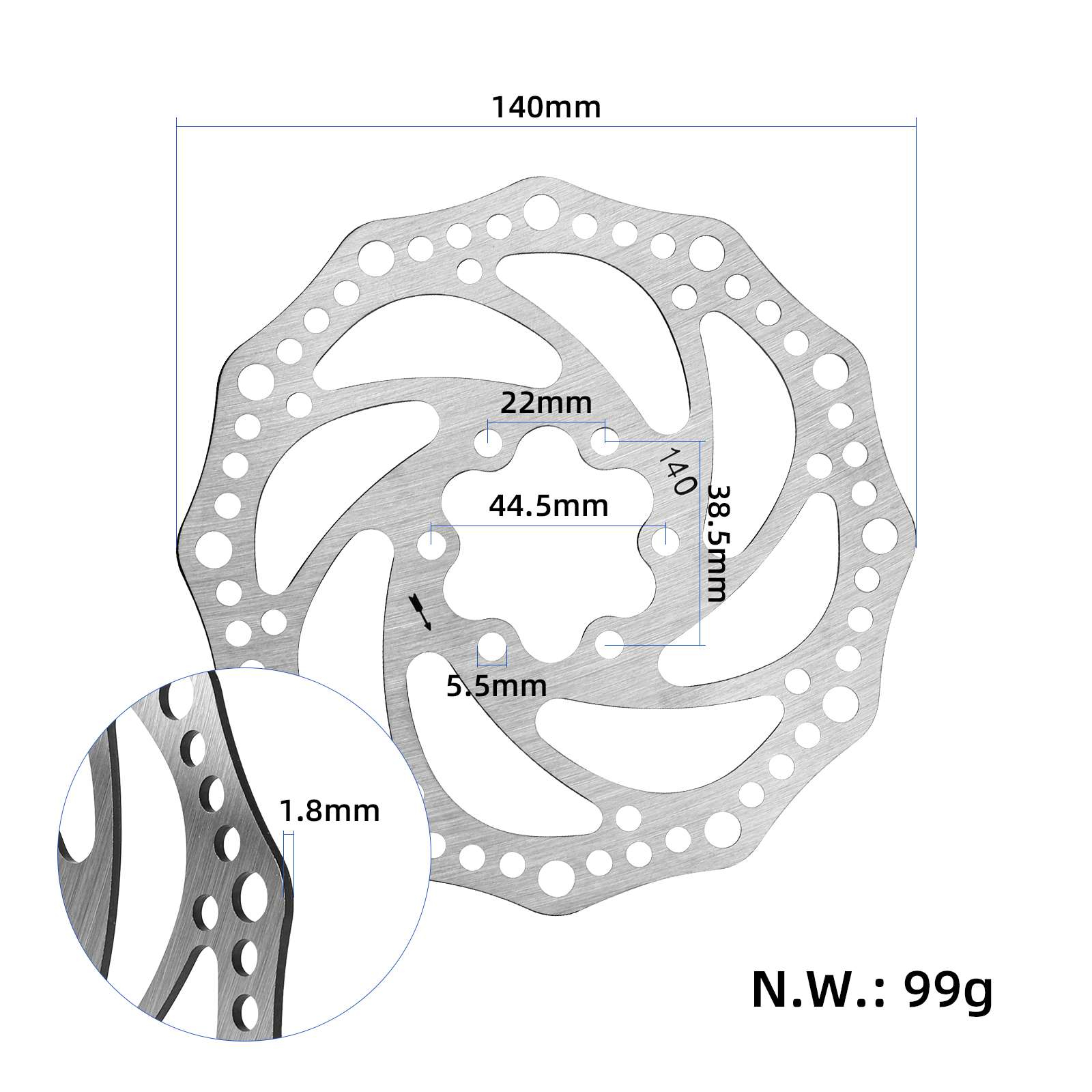 140mm - 3061.00