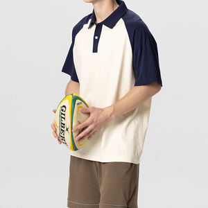 100% algodón de una sola parada personalizable Casual sólido estampado de gran tamaño suelto peso pesado manga corta Camiseta hombres contraste <span class=keywords><strong>Capel</strong></span> - Product Image 3