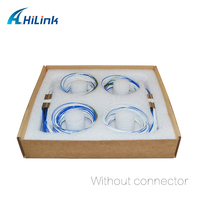 1X8 Mini Tube 0.9mm PLC Spliter SM Tanpa Konektor FTTH Fiber Optical Splitter
