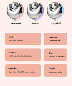 Logotipo Personalizado 360 °   Massageador Facial Rotativo com Rolos Frios, Ferramentas de Cuidados com a Pele em Casa, Mini Globos de Gelo Metálicos - Product Image 6