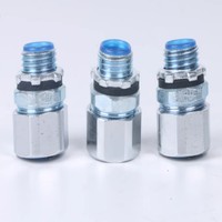 Raccord droit fixe métrique NPT, connecteurs de conduit en cuivre flexible, usage industriel, presse-étoupe IP68 GI