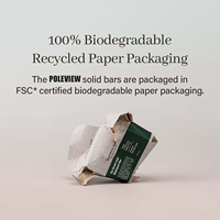 Shampoing solide à base de plantes, emballage en papier recyclé 100% biodégradable, respectueux de l'environnement, avec des ingrédients personnalisés