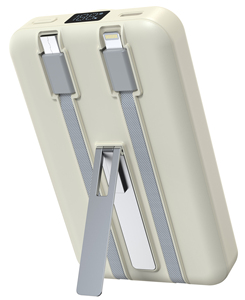Nuovo arrivo ad alta capacità portatile Power Bank 10000mAh con supporto in metallo PD20W ABS PC involucro ignifugo banche di potere - Product Image 5