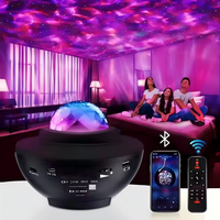 Projecteur LED portable moderne en gros pour chambres d'enfants, ciel étoilé, musique nocturne, minuterie, ABS, télécommande, lumière chaude, IP65