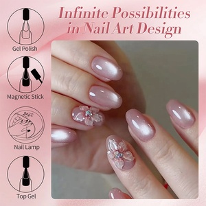 BORN PRETTY Esmaltes de Uñas Profesionales Efecto Ojo de Gato, Color Transparente, Estilo <span class=keywords><strong>Coreano</strong></span>, Gel de Uñas Efecto Ojo de Gato Cristalino para Arte de Uñas - Product Image 5