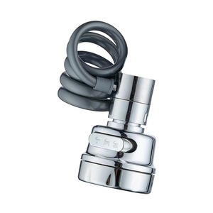 Nouvel arrivage : Robinet de cuisine moderne chromé à économie d'eau, avec douchette <span class=keywords><strong>extractible</strong></span> pivotante, écologique, aérateur réglable, double mode, universel - Product Image 1