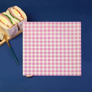 Custom Pastel Grid Notepad <b>Tissue</b> <b>Paper</b> Gift <b>Wrapping</b> <b>for</b> Clothing Jewelry Floral Waterproof Greaseproof Coated Wax Virgin - Product Image 4