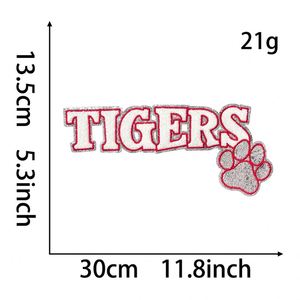 Nuevo Parche Termoadhesivo Grande de Chenilla Bordado con Lentejuelas, con diseño 'Mamá de Perros' y 'Mamá de Gatos', para Decoración de Camisetas, Sudaderas con Capucha y Gorras - Product Image 4