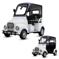 Holladay Chariot de golf touristique électrique à pédale en acier inoxydable 4 places pour shopping et cargo pour adultes Scooter électrique