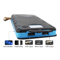 Batterie Externe Solaire Pliable Étanche 10000mAh avec Chargeur Sans Fil, Charge Rapide 10W, Double USB et Écran LED - Portable et Polyvalente