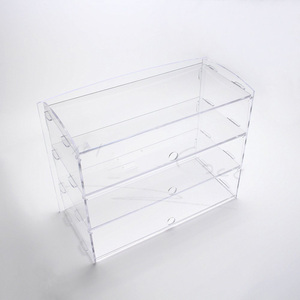 Envases transparentes gran encimera de <span class=keywords><strong>Magdalena</strong></span> expositores de PLEXIGLAS envases de plástico para el hogar con tapa - Product Image 2