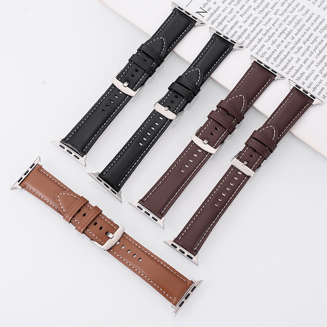 Microfiber Leather Watch Band Compatible with Apple Watch Series 10 9 8 7 6 SE Quick Release Strap for Samsung Huawei Smartwatch